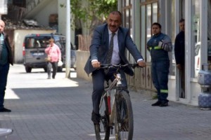 Şarköy Kaymakamı Kılınçkaya: Trafik yoğunluğunu azaltmak için bisiklet kullanalım
