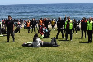 Tekirdağ'da motosiklet tutkunlarından çevre temizliği