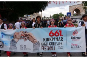 661'inci tarihi Kırkpınar Yağlı Güreşleri Haftası, açılış töreniyle başladı