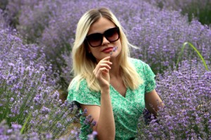 Edirne'de lavanta tarlaları doğal stüdyoya döndü