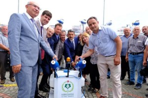 Kırklareli'de köylere ilaçlama makinesi dağıtılıyor