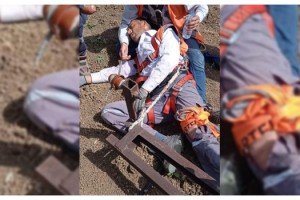 Malkara'da elektrik direğinden düşen işçi ağır yaralandı