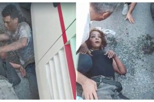 2 göçmen, tur otobüsü altında kaçmaya çalışırken yanıyordu