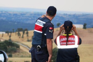 Kırklareli'de jandarmadan orman yangınlara karşı dronlu denetim