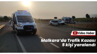 Malkara'da trafik kazası: 5 yaralı