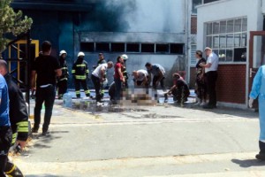 Tekirdağ'da fabrikada patlama sonrası yangın: 3 yaralı