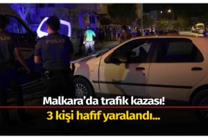 Tekirdağ’da trafik kazası; 3 yaralı