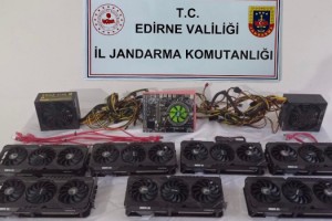 Gümrük kaçağı cihazlarla kripto para üretimi yapan şüpheliye gözaltı