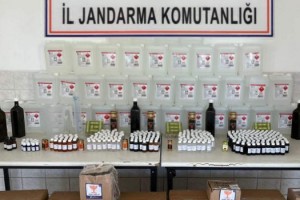Tekirdağ'da 285 litre etil alkol ele geçirildi