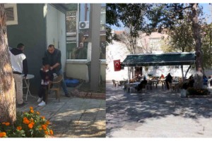 Birlikte yaşayıp ayrıldığı kadını, çay bahçesinde bıçakladı