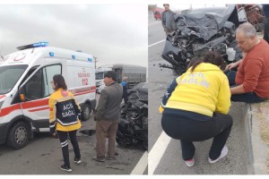 Enez Belediye Başkanı Günenç, trafik kazasında yaralandı