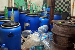 Tekirdağ'da 2 bin 180 litre sahte şarap ele geçirildi