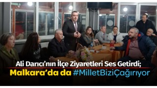Ali Darıcı’nın İlçe Ziyaretleri Ses Getirdi