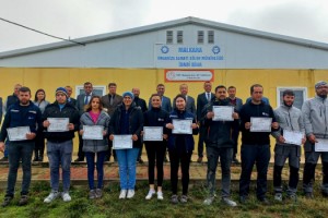 Malkara OSB’de Kalfalık, Ustalık, Usta Öğreticilik Belgeleri Sahiplerini Buldu