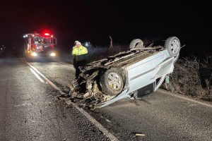 Tekirdağ'da otomobil, takla attı: 1 ölü, 1 yaralı