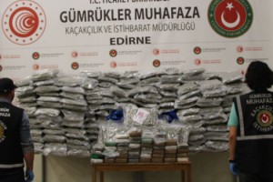 Edirne’de son bir haftada 462 kilo uyuşturucu ele geçti; 47 gözaltı