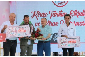 Tekirdağ'ın en iyi kirazları seçildi