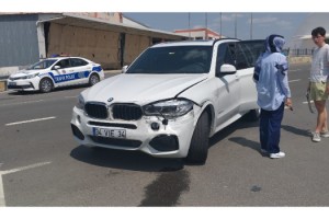 İpsala’da 2 otomobil çarpıştı: 1 yaralı