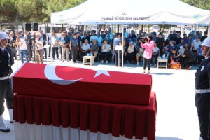 Kalp krizinden hayatını kaybeden polis memuru için Tekirdağ'da tören