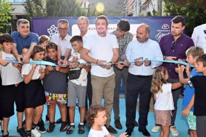 Süleymanpaşa Belediyesi'nin Kumbağ Parkı törenle açıldı