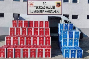 Tekirdağ'da 1 milyon 680 bin makaron ele geçirildi