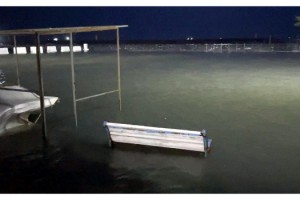 TEKİRDAĞ SAHİLİNİ SU BASTI