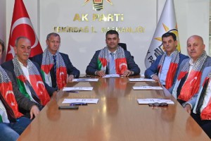 Tekirdağ'da AK Parti'li belediyeler İsrail mallarını boykot kararı aldı