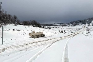 Tekirdağ'da Ganos Dağı ve etekleri beyaza büründü