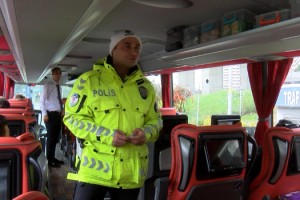 15 Temmuz Demokrasi Otogarı'nda yarıyıl tatili öncesi denetim