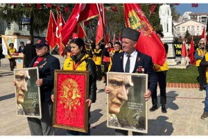 57'nci Alay şehitleri, sancak devir teslim töreni ile anıldı