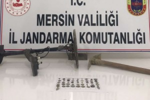 Tarihi eser kaçakçısı Roma ve Bizans dönemi eserleri ile yakalandı