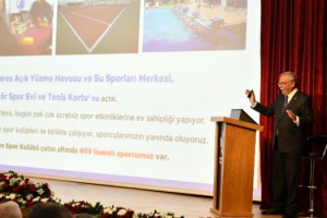 Başkan Gökhan, 22 yıllık görev süresinde hayata geçirdiği hizmetleri anlattı