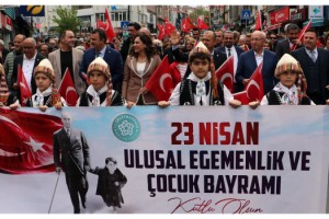Tekirdağ'da 23 Nisan kutlamaları, Balkan ülkelerinden gelen çocukların katılımıyla başladı