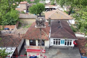 Mahallenin maskotu leylek, kurulan kamera sistemiyle 24 saat izlenecek