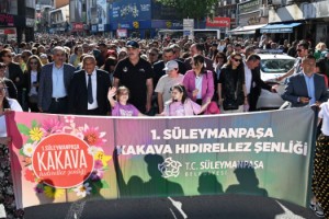 Süleymanpaşalılar 1. Kakava Hıdırellez Şenliğinde doyasıya eğlendi