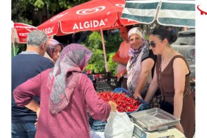 Enez'de 13 ülkeye ihraç edilen ‘Çeribaşı kirazı’nın hasat şenliği yapıldı