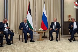 Rusya Devlet Başkanı Vladimir Putin, Filistin Devlet Başkanı Abbas ile bir araya geldi