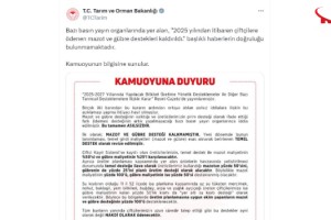 Tarım ve Orman Bakanlığı: Mazot ve gübre desteği kalkmadı