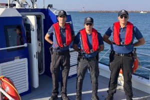 Edirne'de 'deniz polisi' göreve başladı