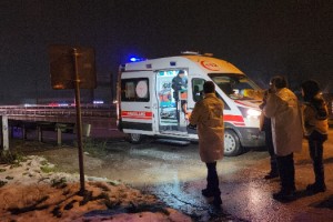 Minibüsün çarptığı yaya öldü