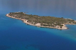 Kumları altın sarısı renkli Sedir Adası, havadan görüntülendi