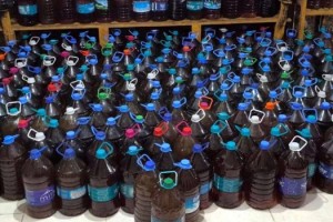 Malkara'da 1300 litre sahte içki ele geçirildi