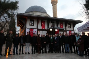 Keşan'da restorasyonu tamamlanan 5 asırlık cami ibadete açıldı