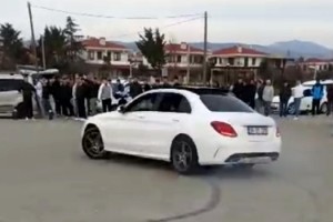 Otomobille drift yapan ehliyetsiz sürücüye 84 bin lira ceza