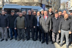 Tekirdağ'da 11 ilçenin şoförler odası başkanları, UKOME kararlarını protesto etti