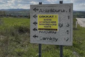 Çanakkale’de bir köye daha hayvan giriş çıkışları yasaklandı