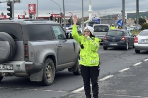Tekirdağ-İstanbul kara yolunda trafik denetimler artırıldı