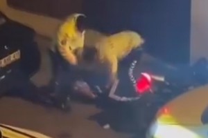 Tekirdağ'da motosiklet sürücüsüne şiddet uygulayan 2 polis görevden uzaklaştırıldı