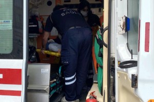 Tekirdağ'da 1'inci kattan düşen bebek yaralandı