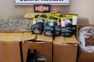 Tekirdağ'da kaçak sigara operasyonunda 3 gözaltı